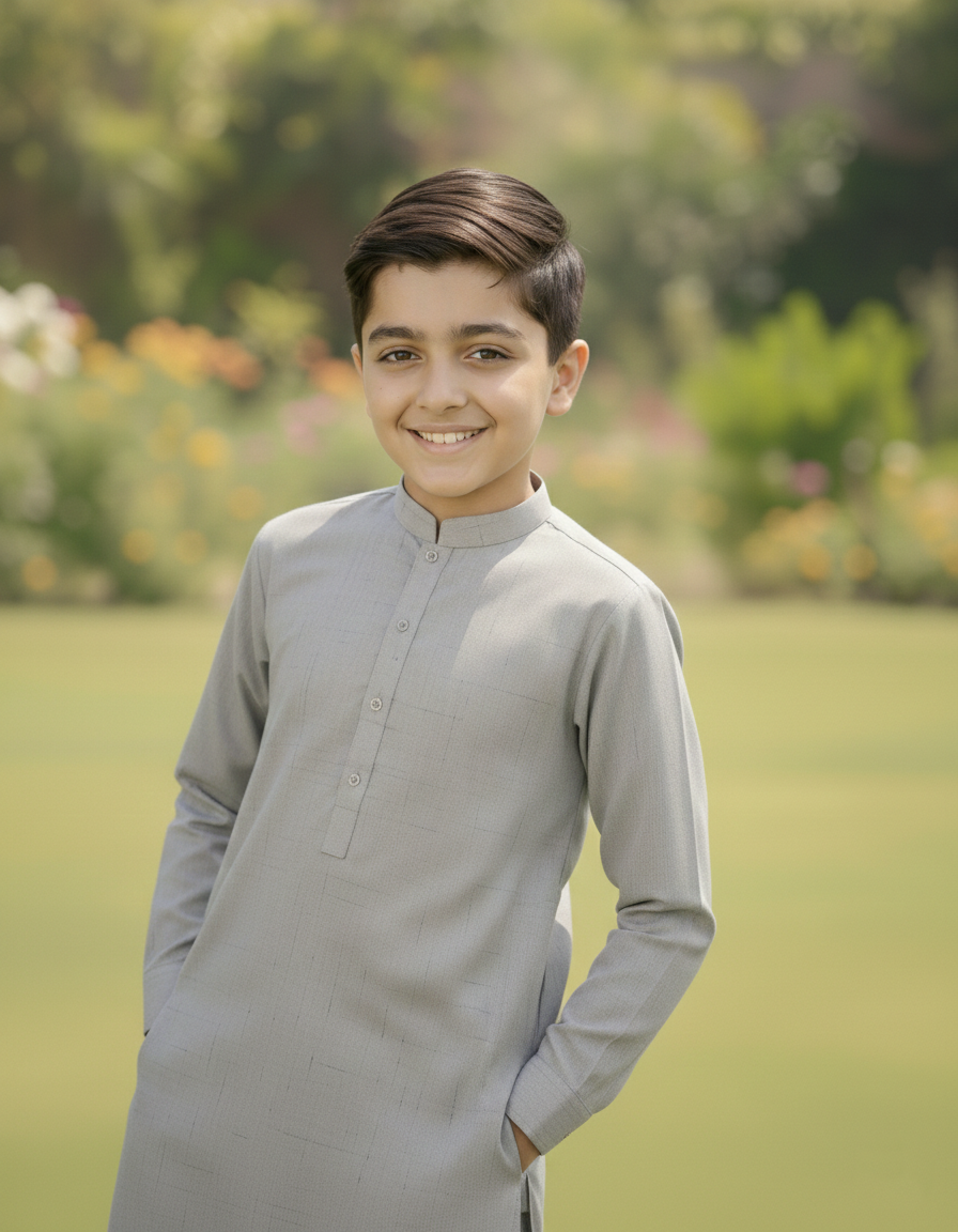 Comfort - Boy Grey Kameez Shalwar