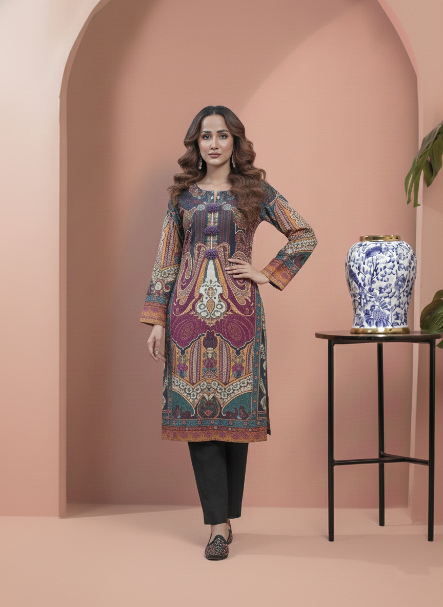 Printed 3 Pieces Khaddar