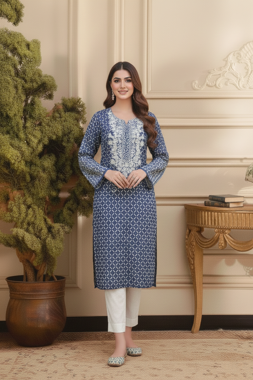 Embroidery 3 Pieces Lawn