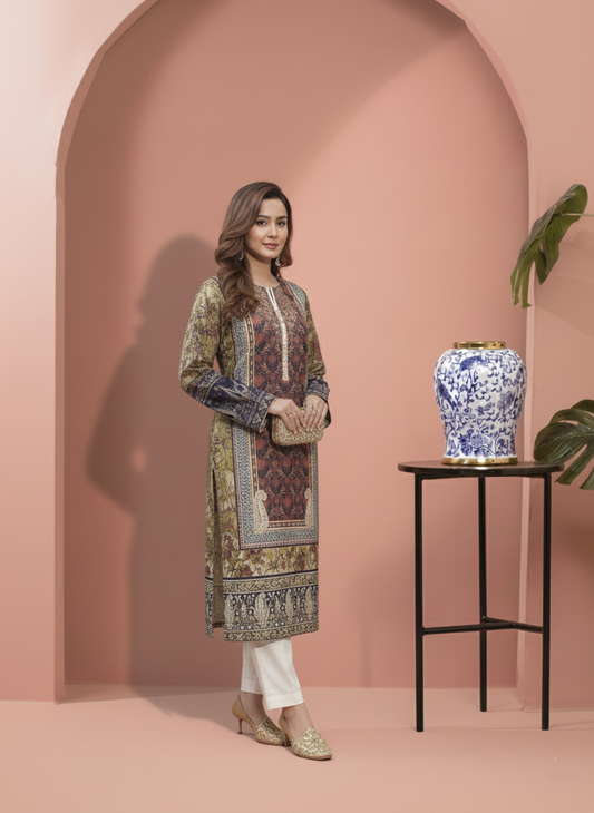 Printed 3 Pieces Khaddar