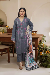 Embroidery 3 Pieces Khaddar