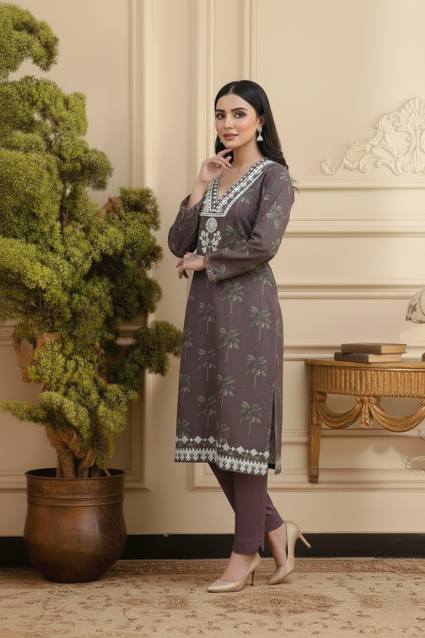 Embroidery 3 Pieces Lawn