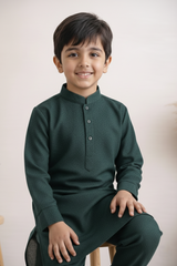 Gentle Men- Boy Teal Kameez Shalwar