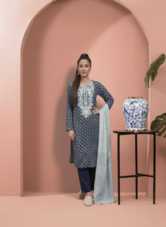 Embroidery 3 Pieces Khaddar