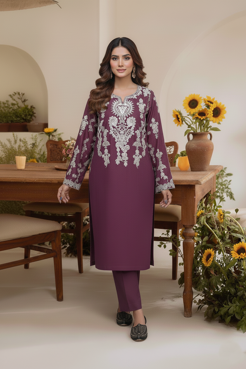 Embroidery 3 Pieces Khaddar