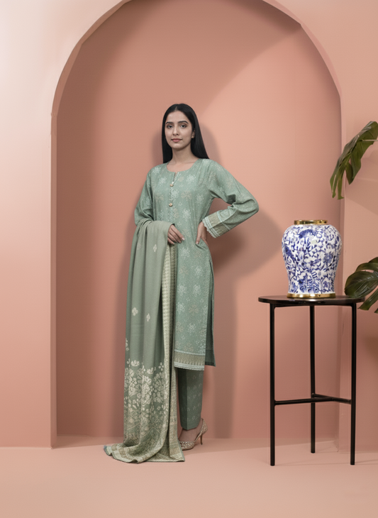 Printed 3 Pieces Khaddar