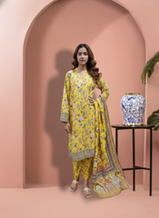 Printed 3 Pieces Khaddar