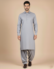 Men’s Classic Grey Shalwar Kameez