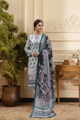 Embroidery 3 Pieces Lawn