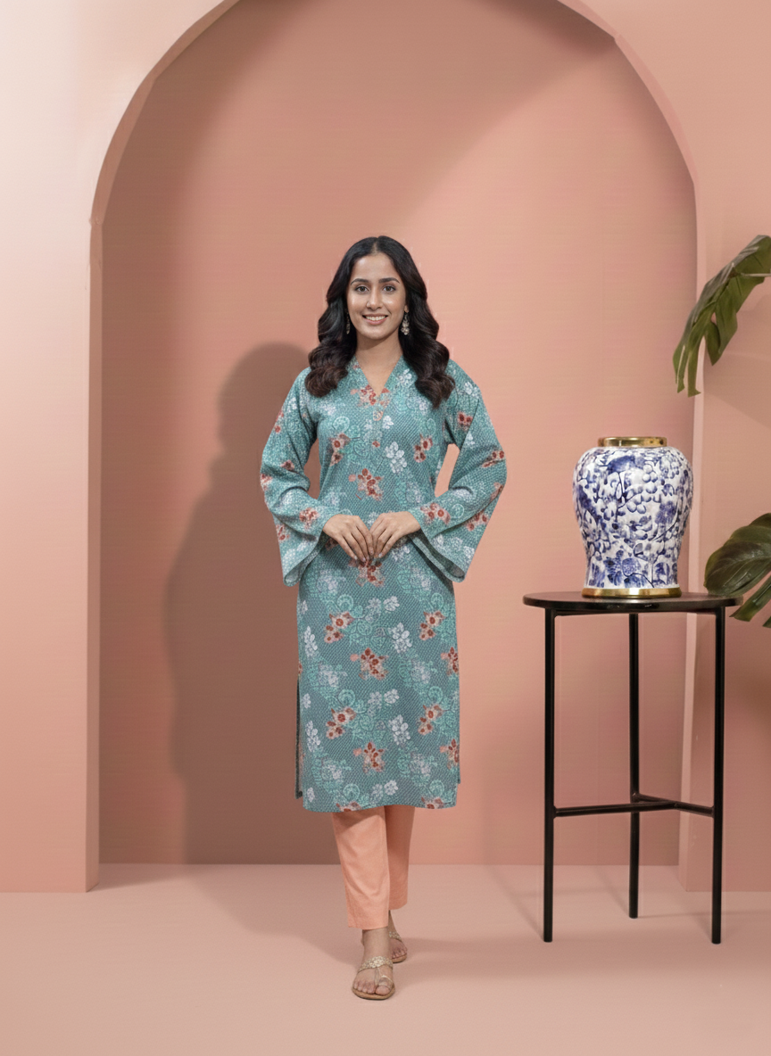 Printed 3 Pieces Khaddar