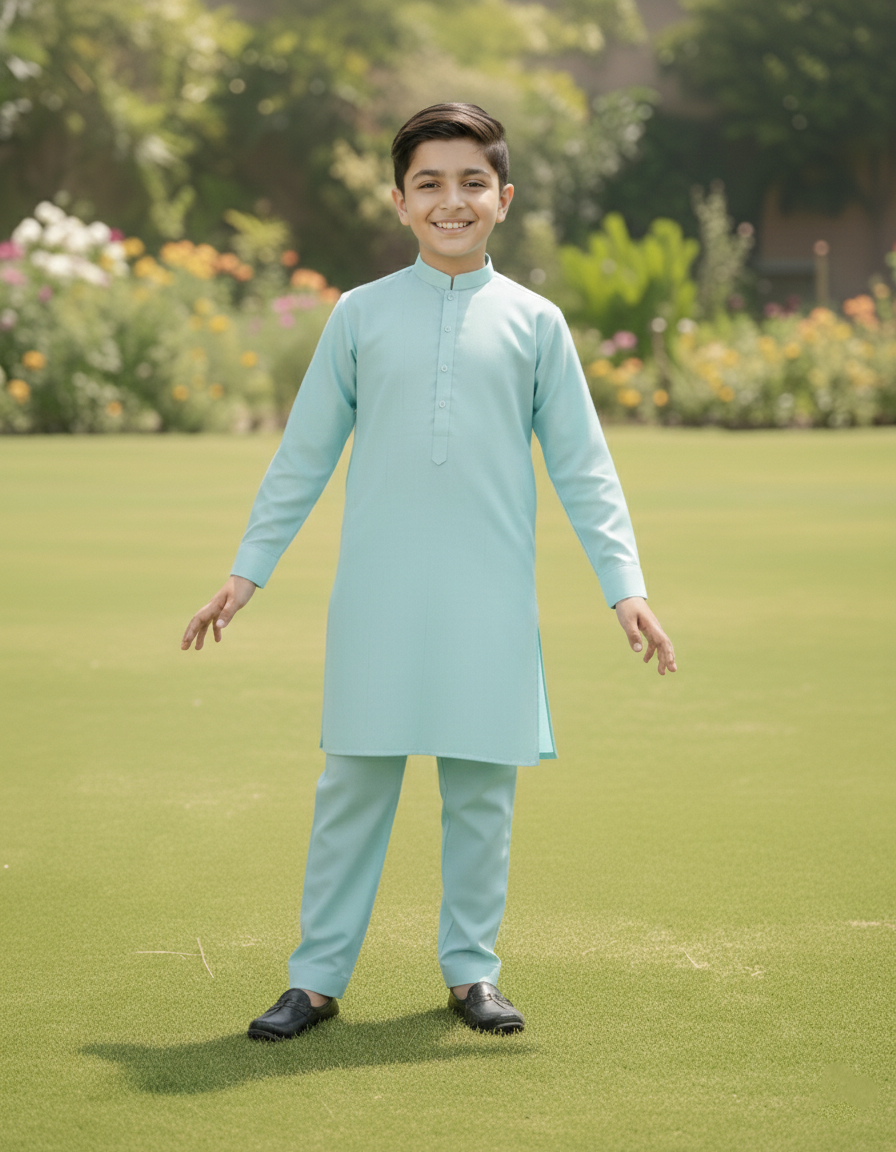 Comfort - Boy Aqua Kameez Shalwar