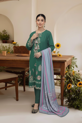 Embroidery 3 Pieces Khaddar