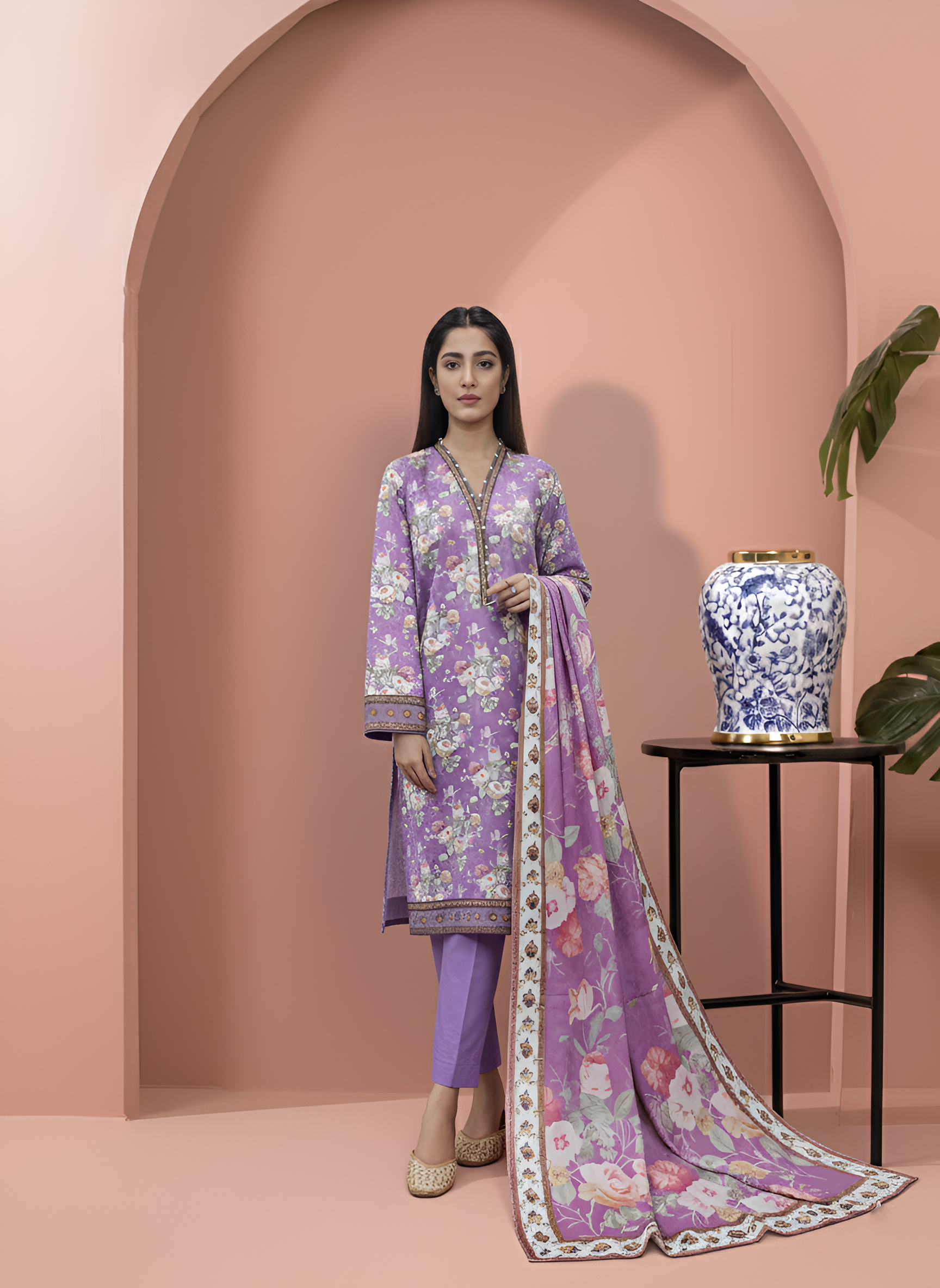 Printed 3 Pieces Khaddar