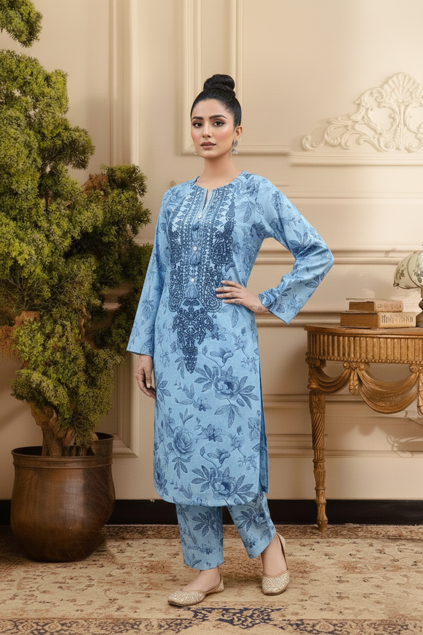 Embroidery 2 Pieces Lawn