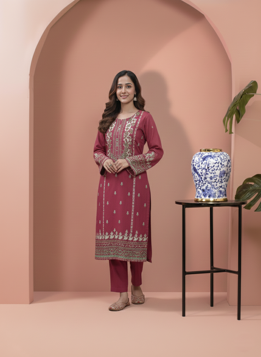 Embroidery 3 Pieces Khaddar