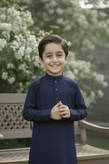 Sugarcan- Boy Navy Kameez Shalwar