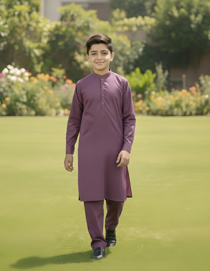 Comfort - Boy Light Purple Kameez Shalwar