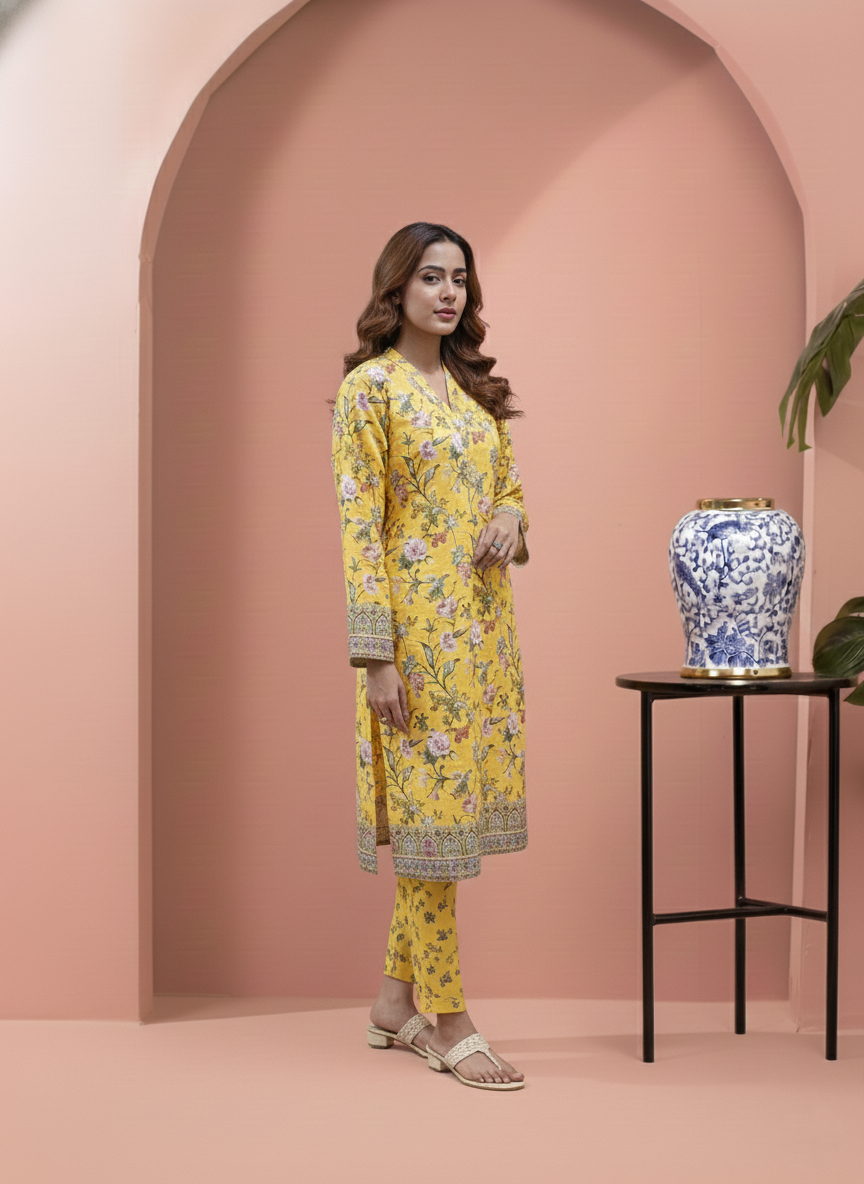 Printed 3 Pieces Khaddar