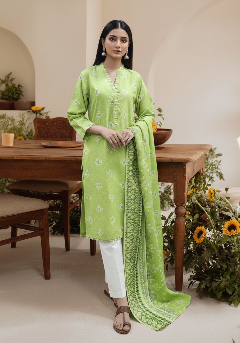 Printed 3 Pieces Lawn