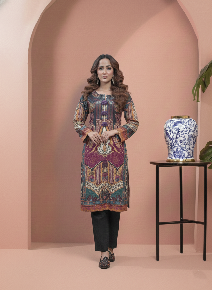 Printed 3 Pieces Khaddar