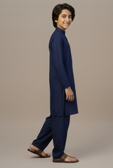 Boys Classic Navy Shalwar Kameez