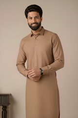 Gold Medal Style- Brown Kameez Shalwar