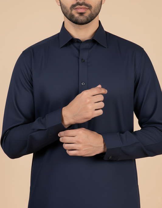Men’s Classic Navy Shalwar Kameez