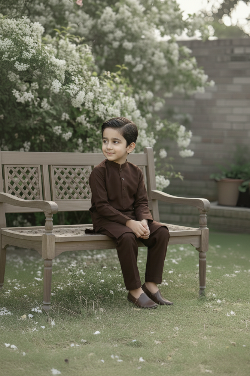 Sugarcan- Boy Chocolate Kameez Shalwar