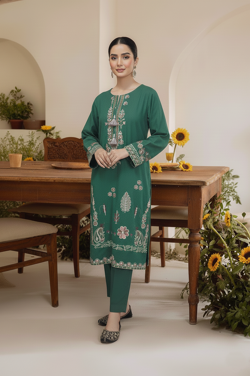 Embroidery 3 Pieces Khaddar