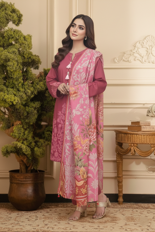 Embroidery 3 Pieces Lawn