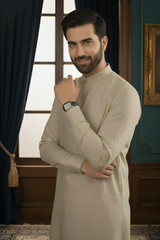 Inspiration- L Brown Kameez Shalwar