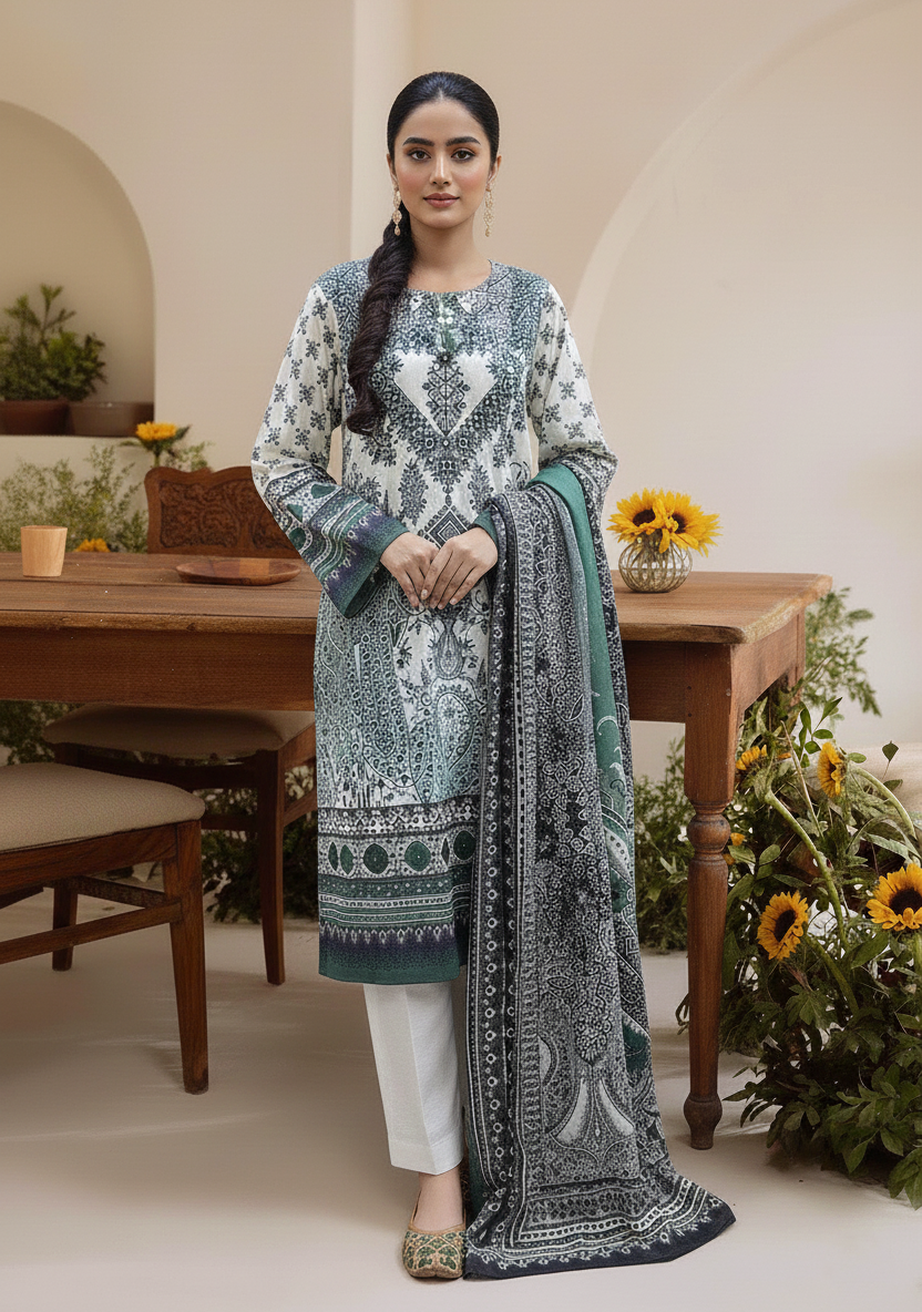 Printed 3 Pieces Lawn