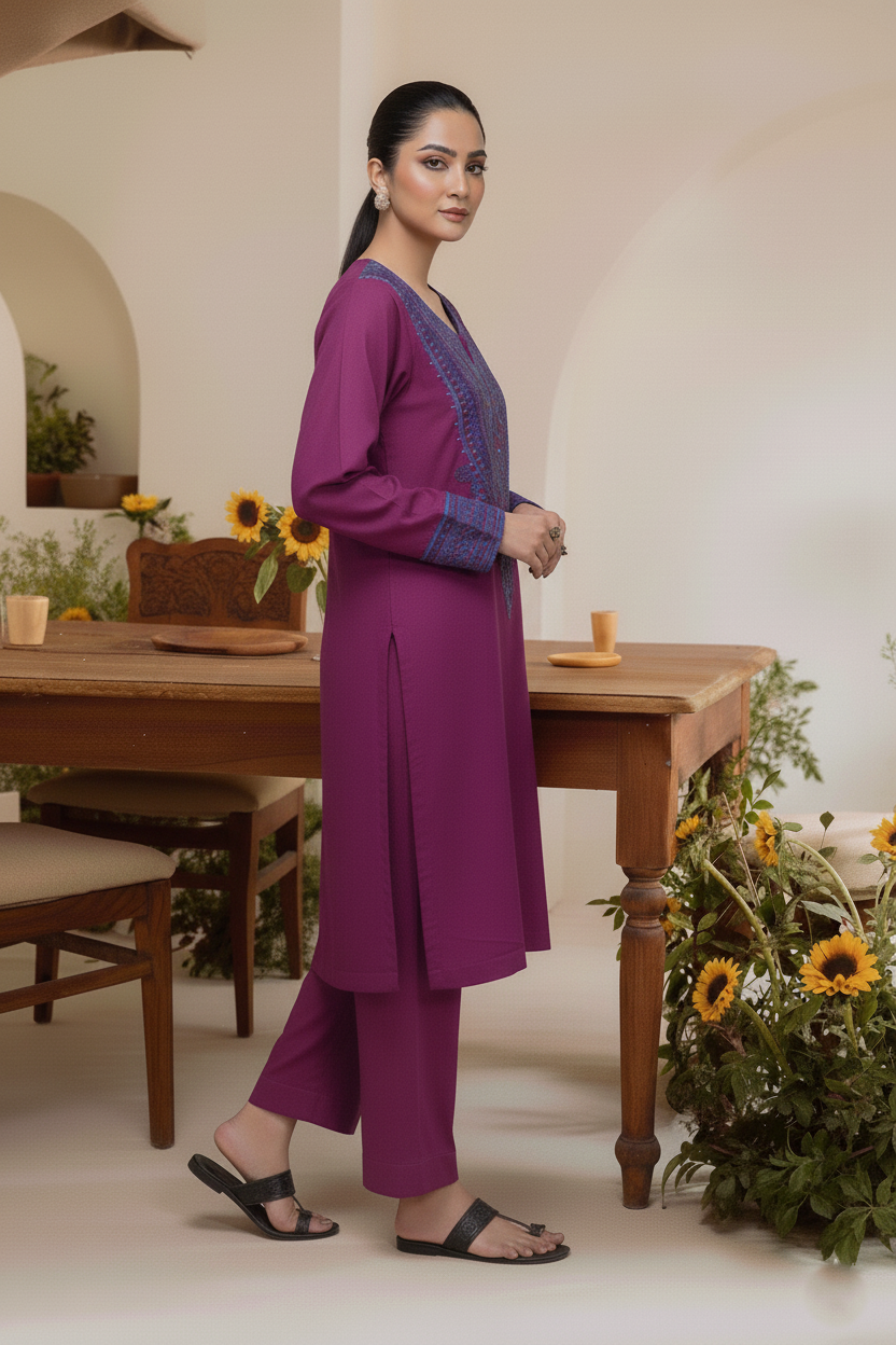 Embroidery 2 Pieces Khaddar