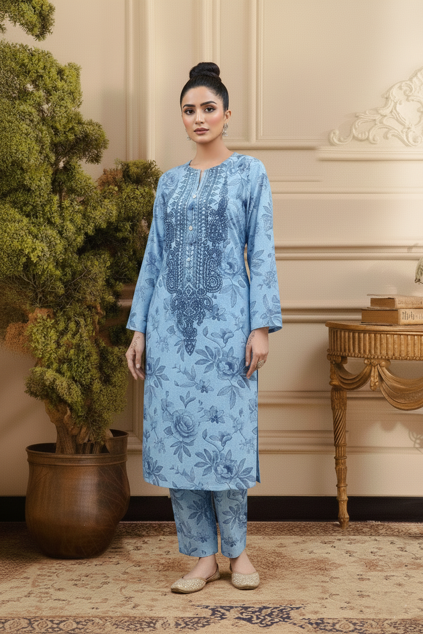 Embroidery 2 Pieces Lawn