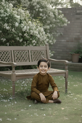 Sugarcan- Boy Brown Kameez Shalwar