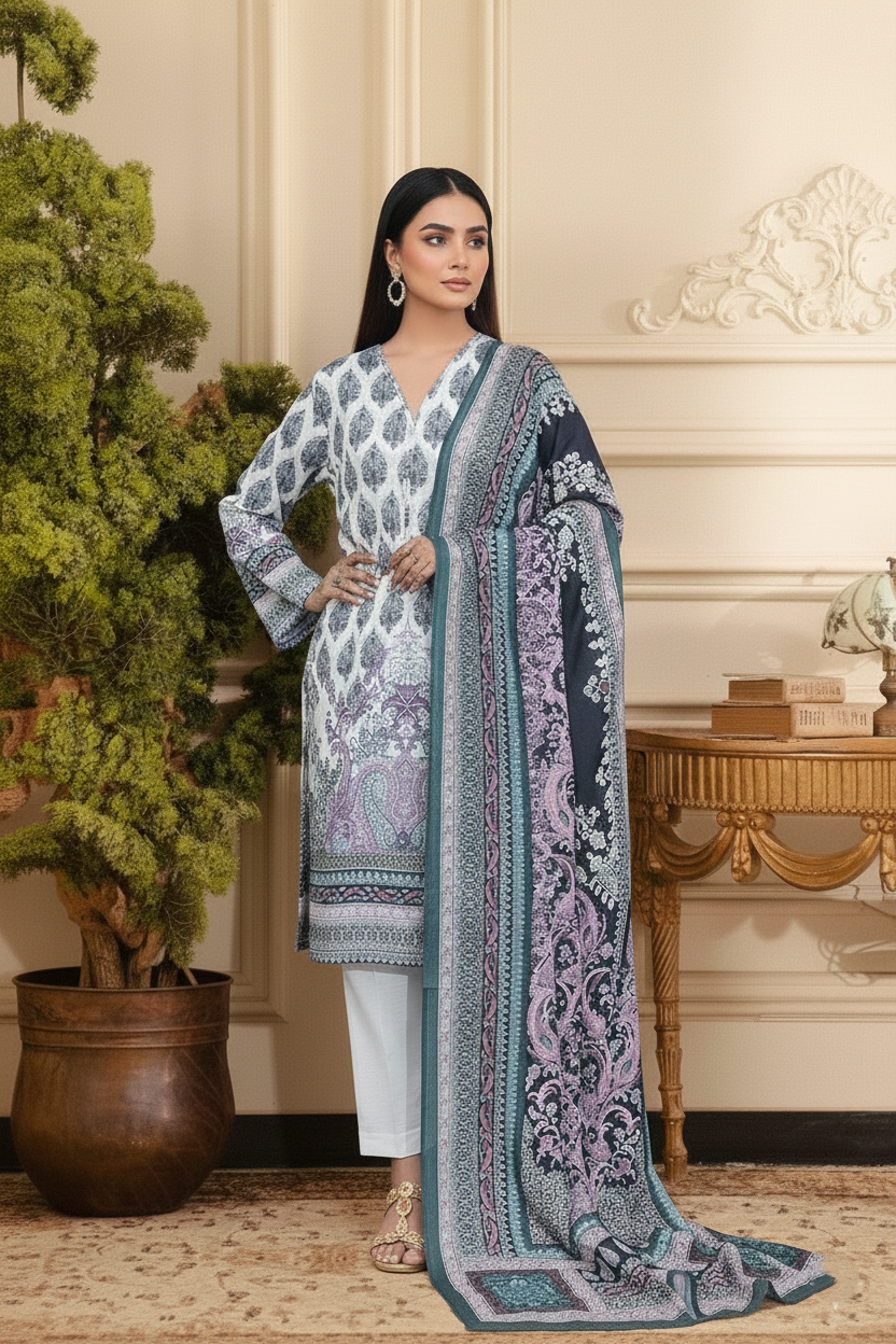 Printed 3 Pieces Lawn