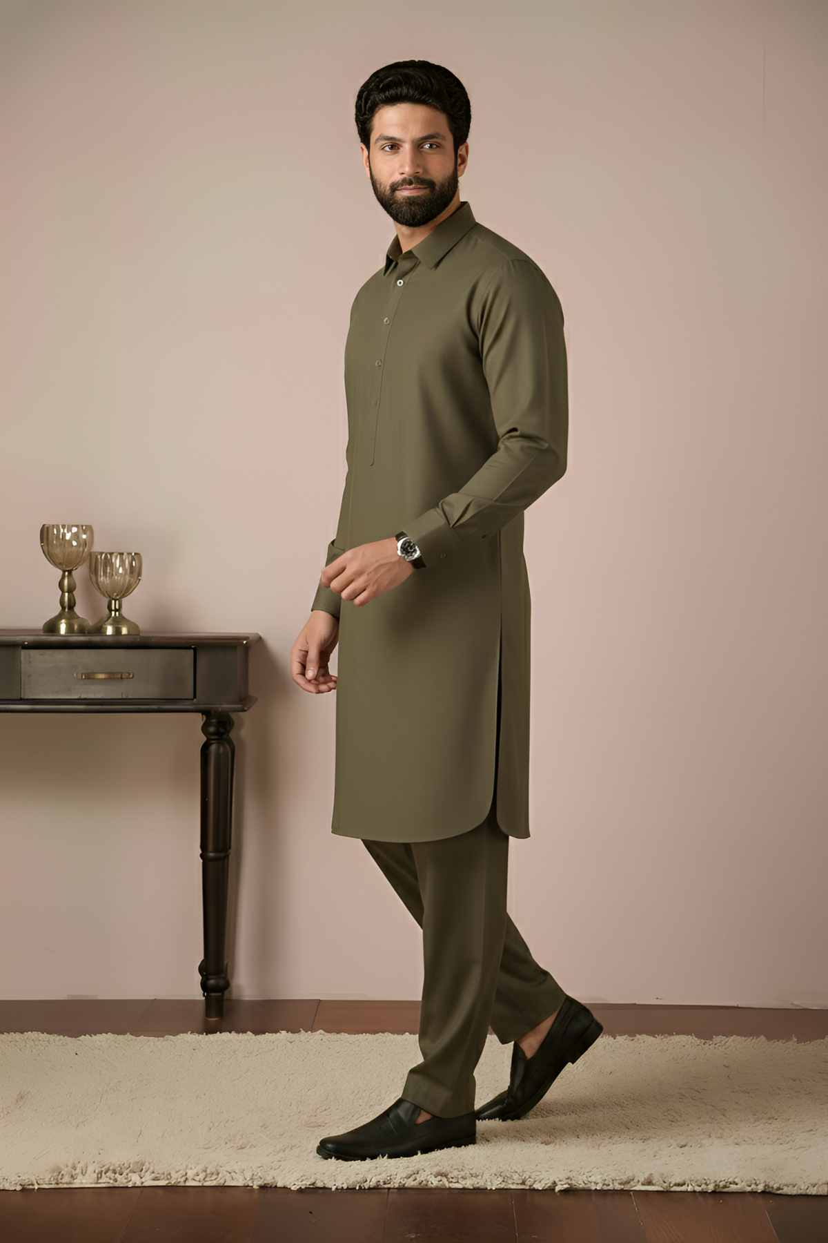 Gold Medal Style- Sandy Kameez Shalwar
