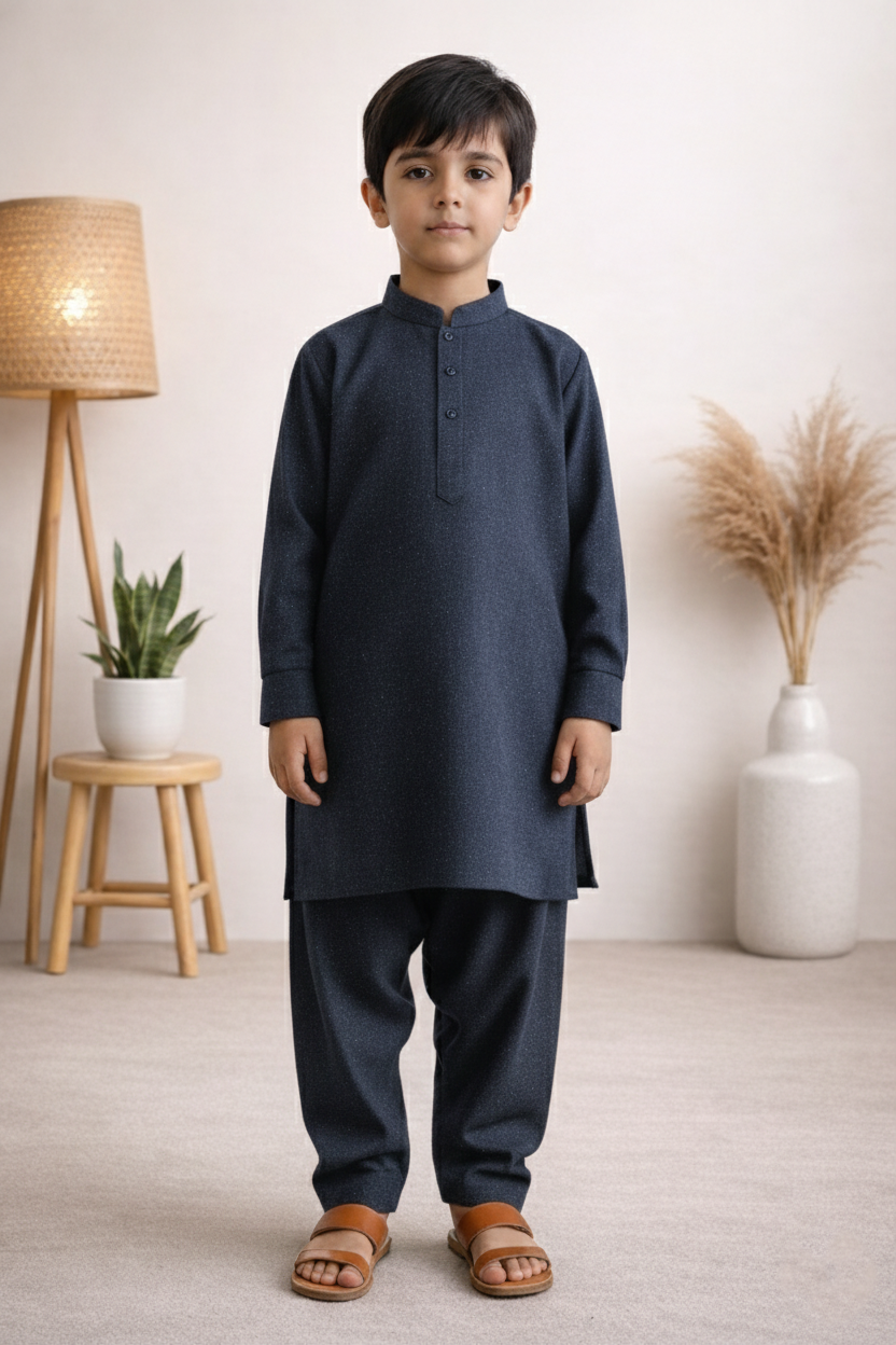 Gentle Men- Boy Blue Kameez Shalwar