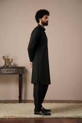 Men’s Classic Black Shalwar Kameez