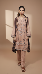 Embroidered 3 Pieces Khaddar