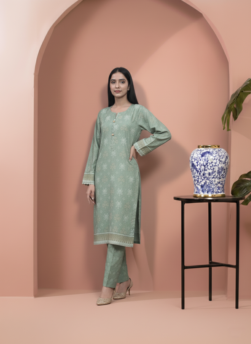 Printed 3 Pieces Khaddar