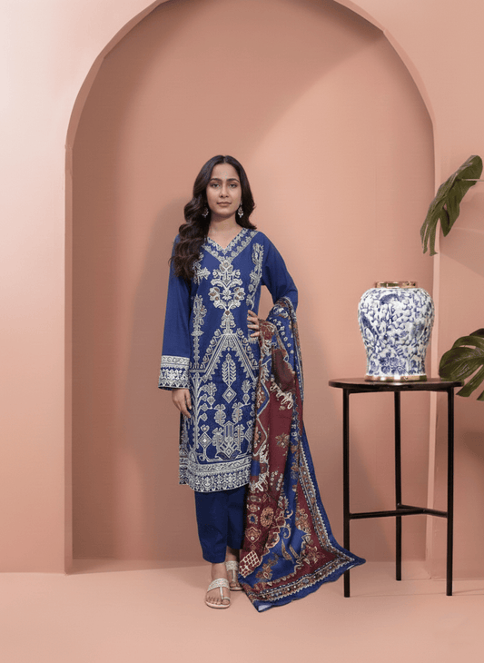 Embroidery 3 Pieces Khaddar