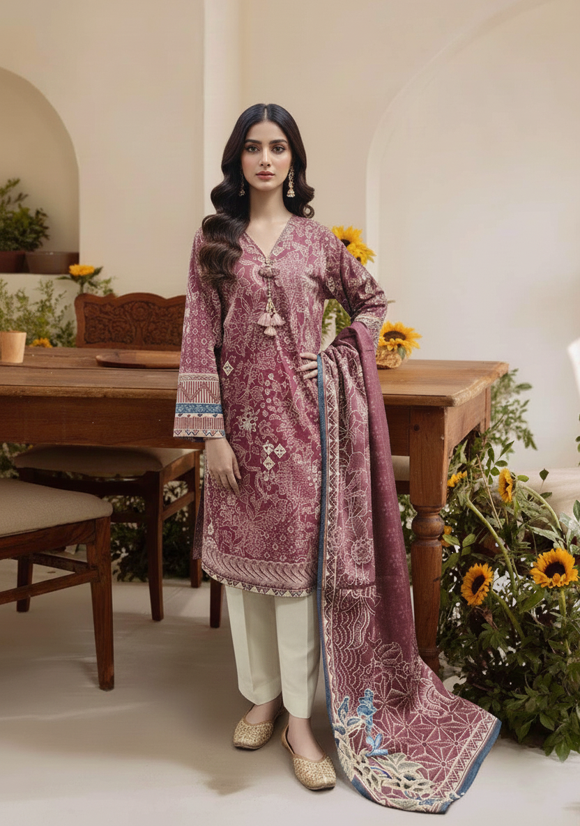 Printed 3 Pieces Lawn