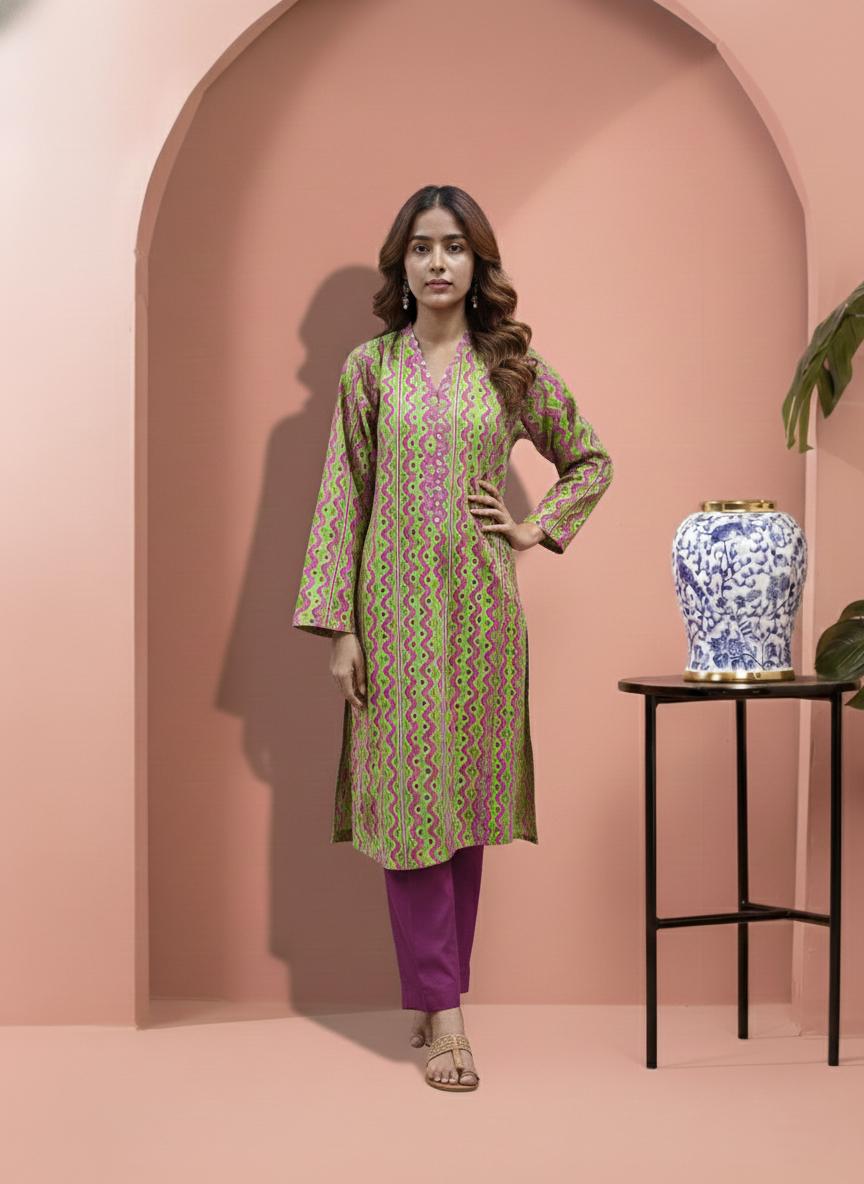 Printed 3 Pieces Khaddar