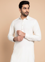 Men’s Classic Off White Shalwar Kameez