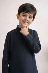 Gentle Men- Navy Boy Kameez Shalwar