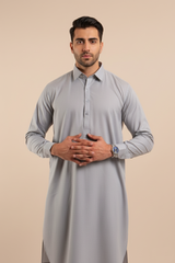 Men’s Classic Grey Shalwar Kameez