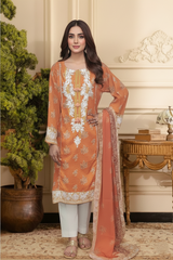 Embroidery 3 Pieces Lawn