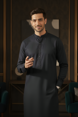 China Boski- Navy Kameez Shalwar