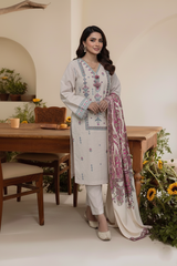 Embroidery 3 Pieces Khaddar